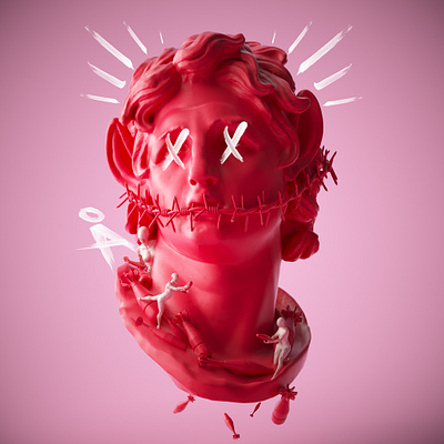 B.Y.O.B. 3d c4d dailyrender design freak monster nft octane render zbrush