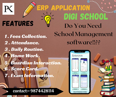 School management Software solution codeigniter development management school seo software website