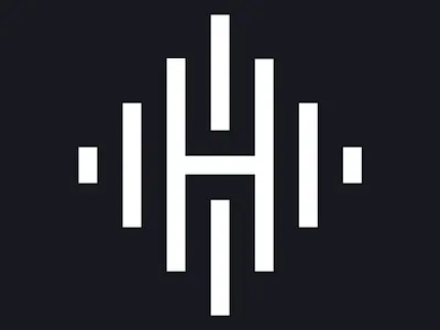 Hawajska Kolektyw Logo brand branding dj logo music production vector