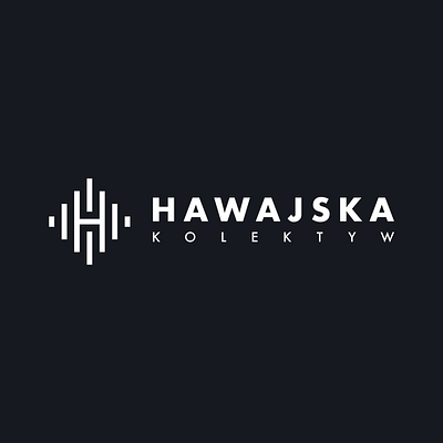 Hawajska Kolektyw Logotype branding logo vector