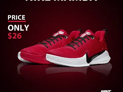 Nike MAMBA branding design graphic design nike photoshop sneakers