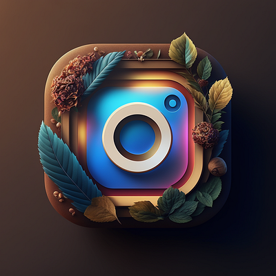 Instanature Logo Design 2023 branding creator design dev flowers graphic design idea illustration instagram leaf logo nature organic plant web