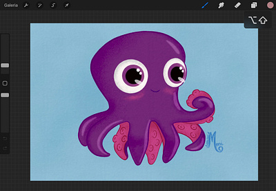 Cute octopus digital drawing drawing illustration sketch