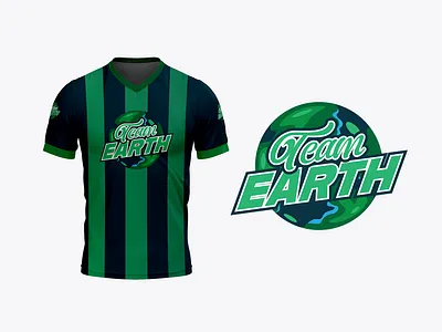 Rebound Logo for a Global Football Team appareldesign blue brandidentity branding colors design earth football graphic graphic design green illustration jersey jerseydesign logo logodesign sports sportsdesign vector world