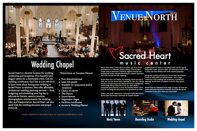 Venue North Newsletter branding design graphic design illustration logo typography vector