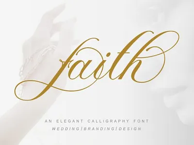 About Faith Font 3d animation branding font graphic design logo motion graphics