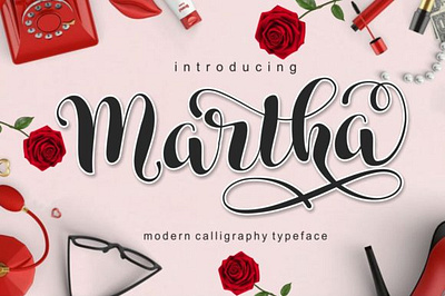 Martha Font calligraphy fonts handwritten fonts modern fonts signature fonts wedding fonts