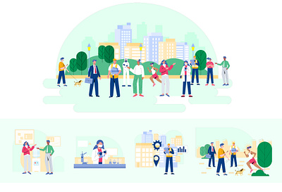 People Illustration design flatcharakter flatillustration flatvector freelanceillustrator graphics illustration peopleillustration vector websiteillustration