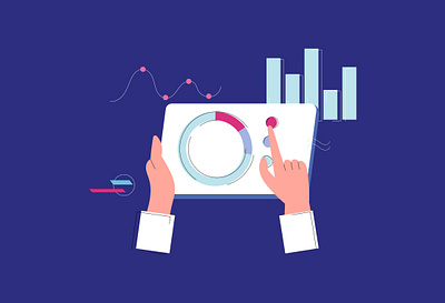 Statistics illustration branding design flatcharakter flatillustration flatvector freelanceillustrator graphics illustration statistics statisticsillustration