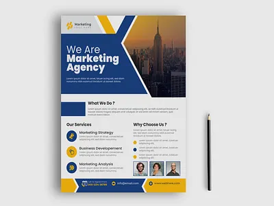 Corporate Flyer Design 1 Page adobe illustrator banner business flyer company flyer corporate corporate flyer flyer flyer design poster design print