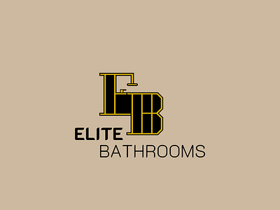 Elite Bathrooms Logo bathrooms brandidentity branding design graphic design logo logo design