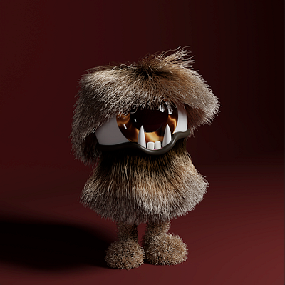 Winter Layers. 3d 3d art art direction bitcoin blender blender3d blockchain c4d character art cinema4d crypto art design digital ethereum illustration metaverse monster nft nft collection pbr
