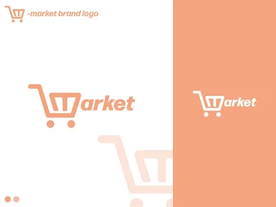 Market - Brand logo concept branding graphic design logo market