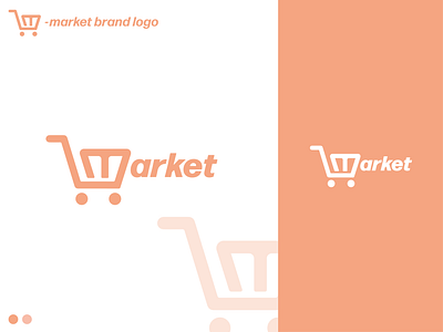 Market - Brand logo concept branding graphic design logo market