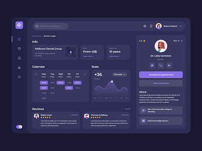 Healthcare platform — Web app dark mode dashboard design doctor fireart fireart studio health healthcare light mode platform ui user interface ux ux design web app