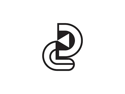 Play D & C brand design brand identity brand identity design branding c logo creative logo d c logo d logo design flat flat logo logo logos minimalist play play button