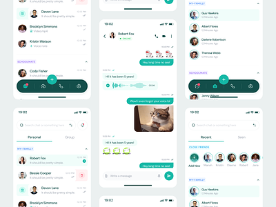 Chatties - Chatting Mobile App app chat chatting clean friendly green ios mobile mobileapp slab slabdsgn ui uiux uiuxdesign ux whatsapp