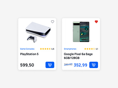 Electronics Store Item Card🛒 design device digital design e commerce ecommerce electronics figma google pixel graphic design item playstation shop store ui user experience user interface ux uxui visual design web design