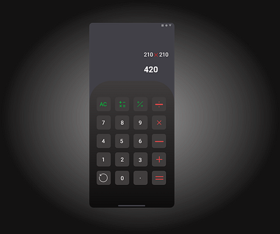 Daily UI :: 004 - Calculator dailyui