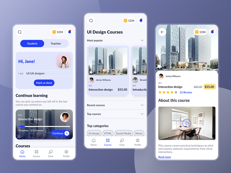 Magister - eLearning platform (Design) by ALMAX Design Agency on Dribbble