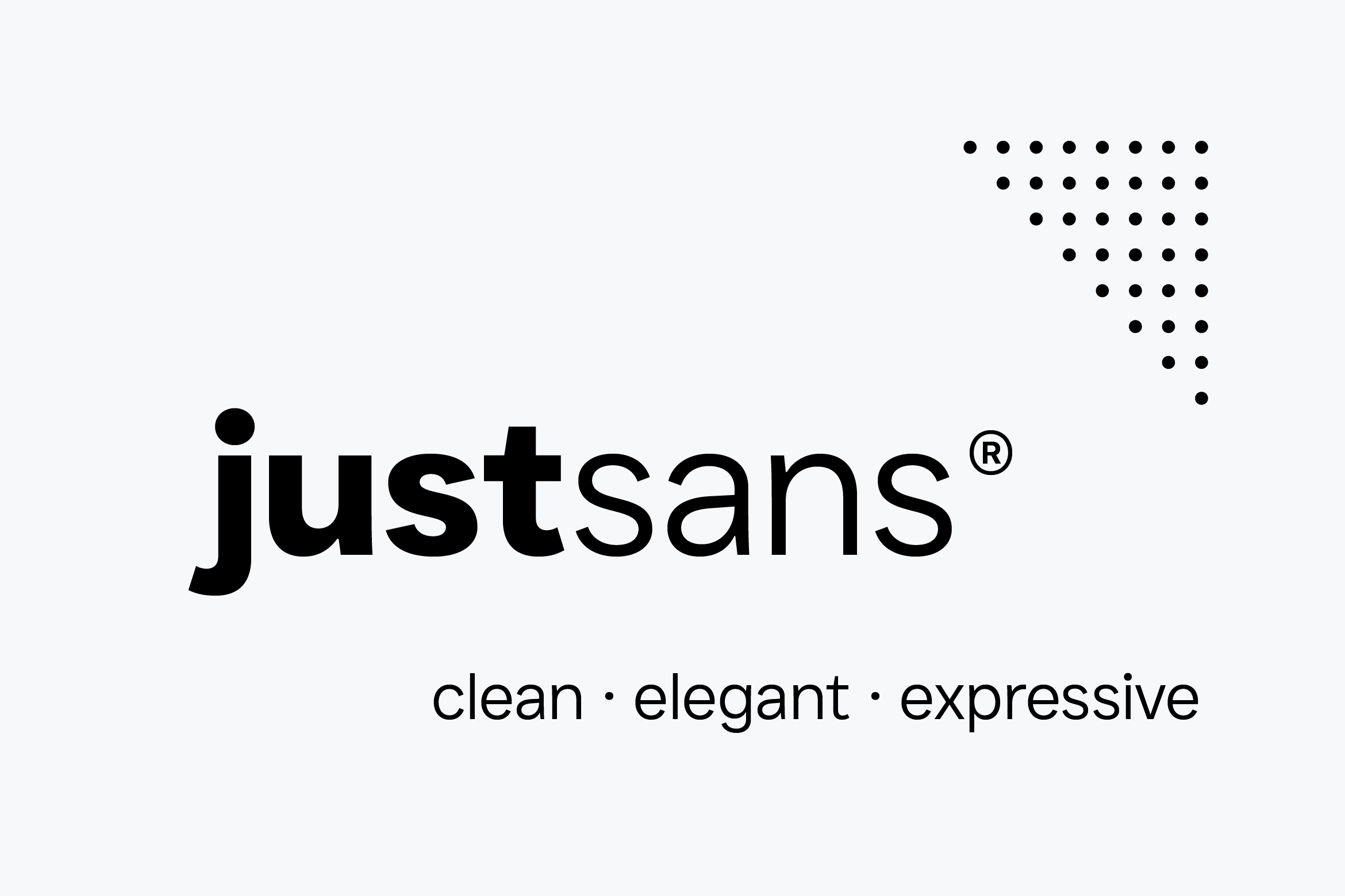 JUST Sans® (FREE) Clean Modern Minimal Geometric Typeface branding font free logo minimal neutral typography