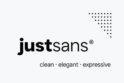 JUST Sans® (FREE) Clean Modern Minimal Geometric Typeface branding font free logo minimal neutral typography