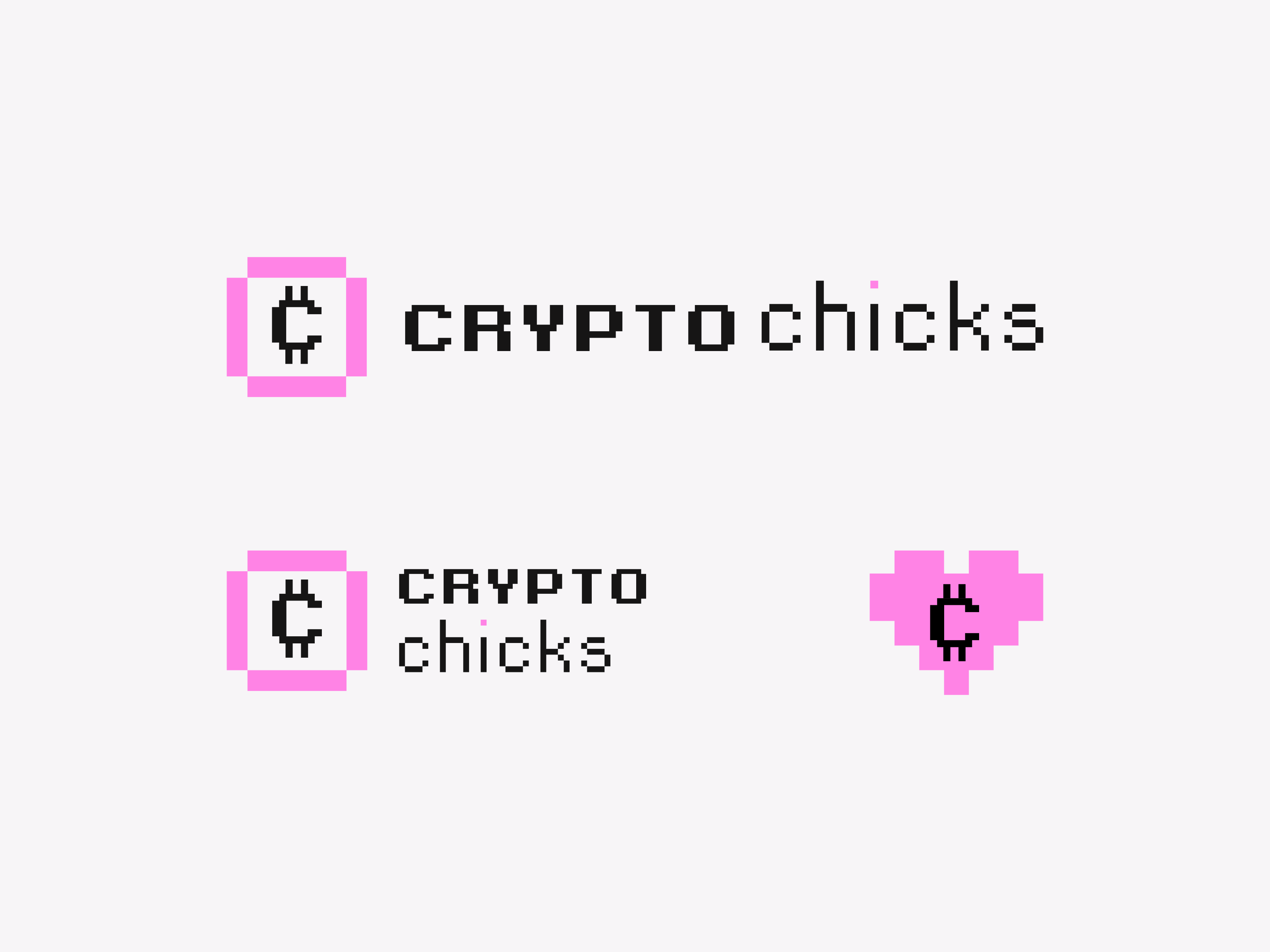 Crypto Chicks Logo Set by Rikki Janae on Dribbble