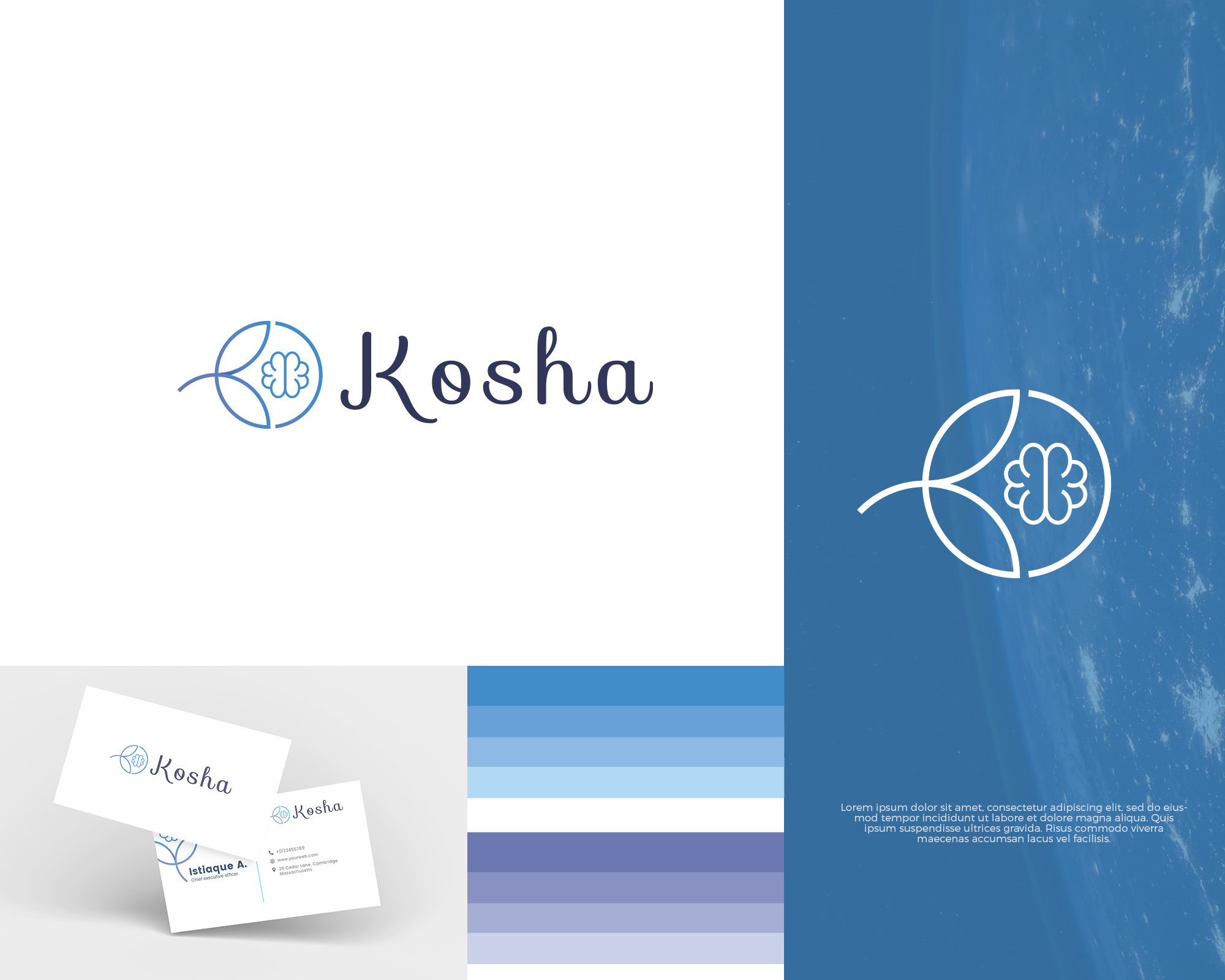 K Letter + Kosha Logo Concept appicon applogo brain brand design clean clinic empower health hospital k lineart logo logodesign medical minimal modern solidcolor trendy