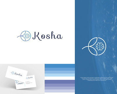 K Letter + Kosha Logo Concept appicon applogo brain brand design clean clinic empower health hospital k lineart logo logodesign medical minimal modern solidcolor trendy