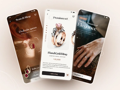 Exquisite : Jewellery Store App business diamonds ecommerce gold jewellery mobile pendant rings shop shopping store wedding