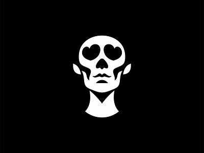 skeleton face logo