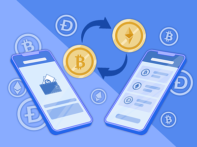 How to Start a Cryptocurrency Exchange android branding cripto cryptocurrency design graphic design illustration ios logo mobile app mobile app development motion graphics ui vector