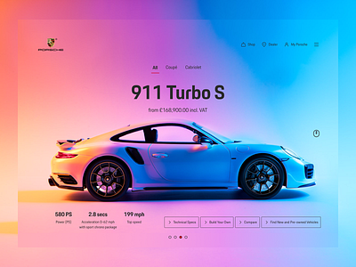 Porsche Website Redesign porsche product design redesign ui ui design ui redesign uiux user interface user interface design ux web web design web redesign website website redesign