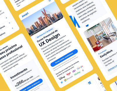 Awari Website - In-Person Courses design experience design graphic design interface design product design ui ux
