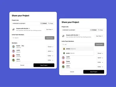 Modal access app memojis minimal modal modern share ui ux web design webdesign