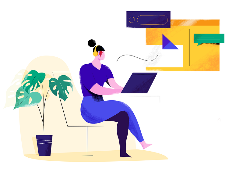 Article Illustration By Jacque Pche On Dribbble