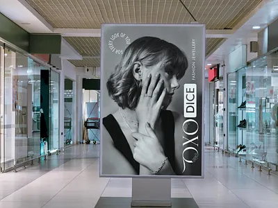 Kiosk Banner Design for OXODICE banner design brand design branding design design trends graphic design trendy design vector