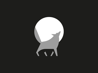 Wolf brand branding design geometric graphic design illustration logo logodeisng logodesign logotype negative symbol vector wolf