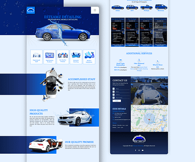 Esteamz Detailing branding design graphic design illustration logo typography ui ux vector