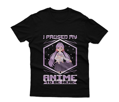 Anime Custom T-Shirt Design design graphic design illustration t shirt tshirt typography