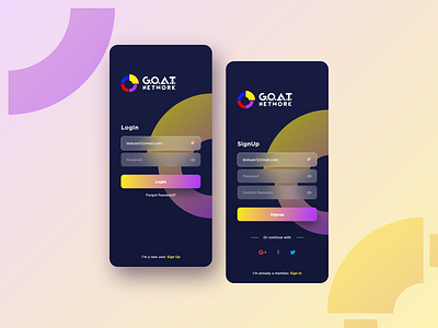 Login/Signup app app login dribbble dribbble form email form free login signup login loginsignup mobile mobile app mobile form mobile ui password signup ui username ux web web ui