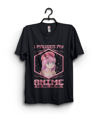 Anime Custom T-Shirt Design design graphic design illustration t shirt tshirt typography