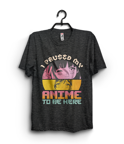 Anime Custom T-Shirt Design design graphic design illustration t shirt tshirt typography