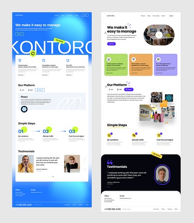 Informal Design concepts design design concept homepage informal style landing page ui user experience user interface ux