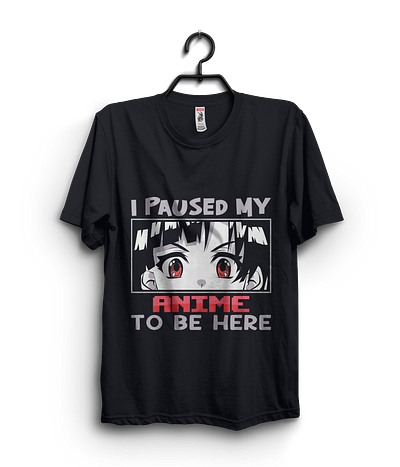 Anime Custom T-Shirt Design design graphic design illustration t shirt tshirt typography