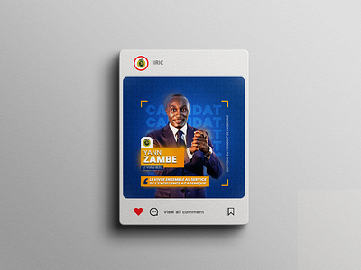 Élections IRIC branding design typography