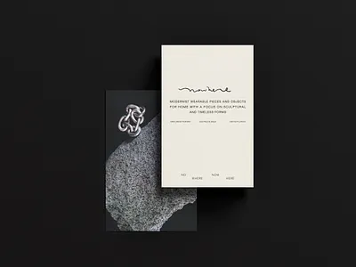 Nowhere - Jewellery branding - Print branding design graphic design identity jewelry layout logo logo design minimal poster print type