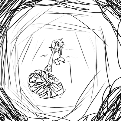 Fear art design digital art drawing illustration sketch