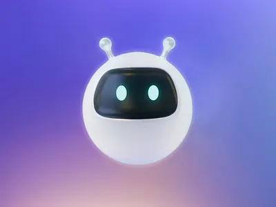 Cute robot № 1 2d 3d animation character collection design gif illustration loop nft redshift robot