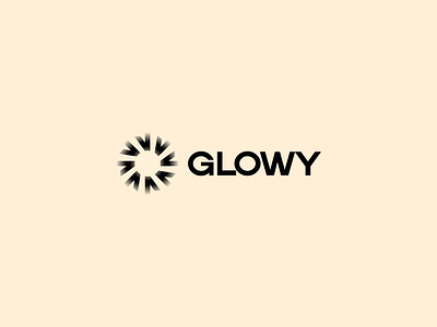Glowy Cosmetics - Logo beautiful logo beauty branding beauty logo brand creation branding cosmetic branding cosmetic emblem cosmetics logo designstudio emblem face cream packaging fancy logo glow logo glowy logo graphicdesign logo logos selfcare logo skincare branding skincare logo